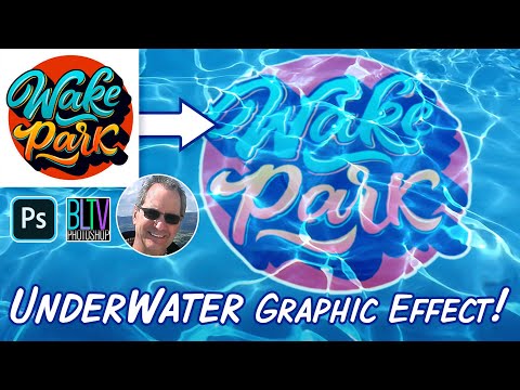 Видео: Photoshop: как создать эффект подводной графики
