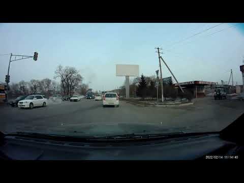 Видео: Уссурийск, привокзальные улицы, февраль 2022 г.