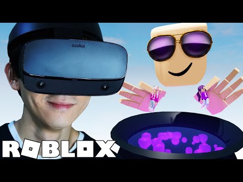 Видео: Я играл в Roblox Vibe VR world! (с камерой)