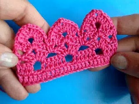 Видео: Вязание крючком Кайма Урок 272 crochet edging border