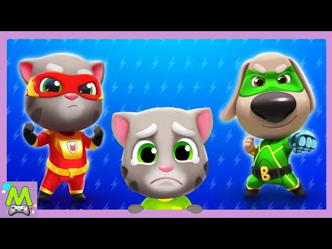 Видео: Говорящий Том Погоня Героев vs Том Гонка на Время vs Том за Золотом.Прохождение Игр на Весь Экран