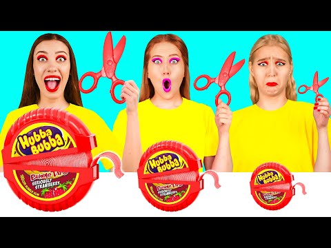 Видео: Большая, Средняя или Маленькая Тарелка Челлендж | Кухонные Лайфхаки и Рецепты от RaPaPa Challenge