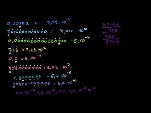 Видео: Примери за стандартен запис на степени