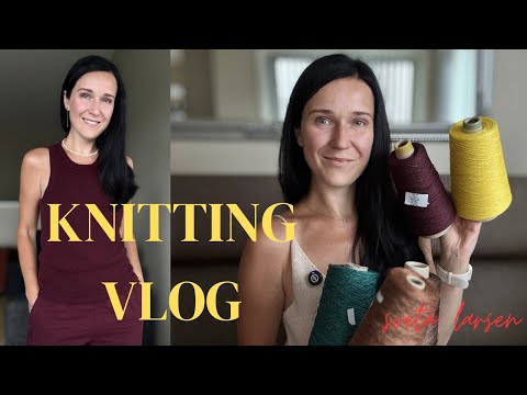 Видео: Вязальный влог.  Покупка льна. Вязание летних изделий. Ткачество и прядение.