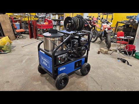 Видео: Обзор мойки высокого давления MechMaxx 4000psi с подогревом воды