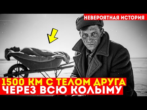 Видео: ОН ПРОШЕЛ ПЕШКОМ ВСЮ КОЛЫМУ, толкая тачку с телом друга | История невозможной верности