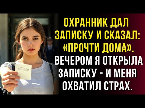 Видео: Охранник сунул мне записку в руку — было одно слово. Оно уничтожило мой брак…