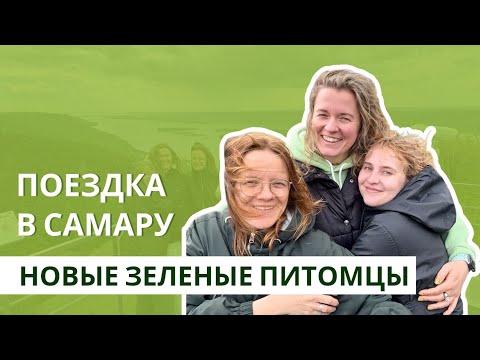 Видео: Новые зеленые питомцы из Самары