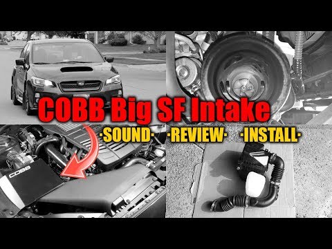 Видео: Установка, звук и обзор впускной системы Cobb Big SF на WRX CVT 2017 года