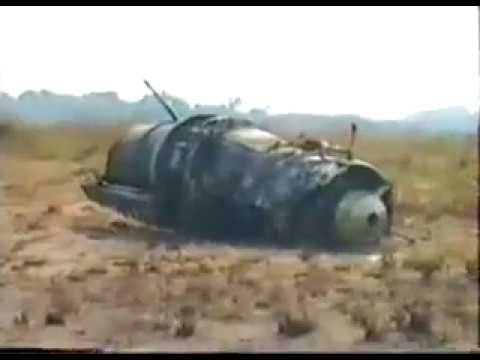 Видео: Съёмка на месте катастрофы Ил-76МД в Киншасе 06 июня 1996 г.