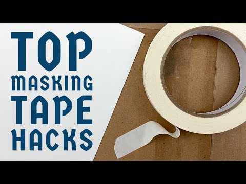 Видео: Как не допустить порчи вашего произведения искусства с помощью малярной ленты