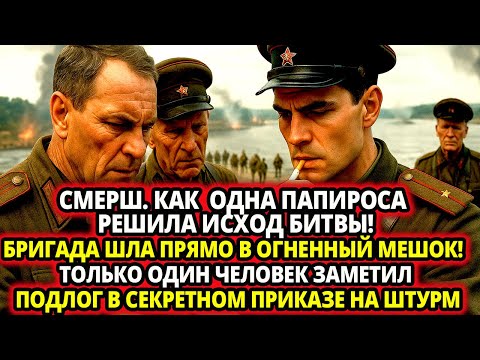 Видео: СМЕРШ. КАК  ОДНА ПАПИРОСА РЕШИЛА ИСХОД БИТВЫ БРИГАДА ШЛА ПРЯМО В ОГНЕННЫЙ МЕШОК ТОЛЬКО ОДИН ЧЕЛОВЕК