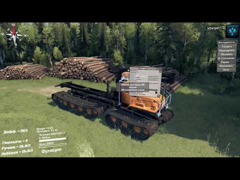 Видео: Spin Tires Урал и Камаз на Гусеницах