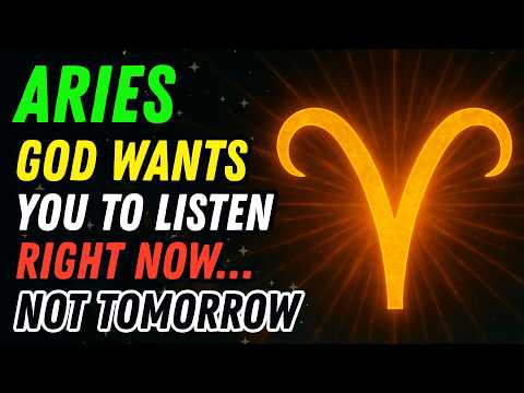 Видео: ОВЕН ♈ БОГ ХОЧЕТ, ЧТОБЫ ТЫ СЛУШАЛ ПРЯМО СЕЙЧАС… А НЕ ЗАВТРА⚠️ ЭТО СРОЧНО