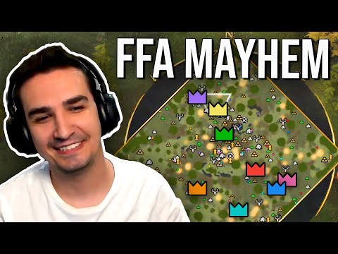 Видео: 8 бриллиантов FFA MAYHEM на MegaRandom в AOE4...