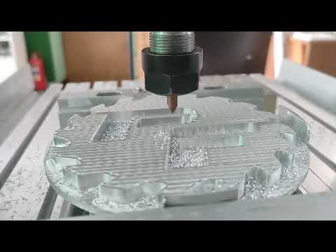 Видео: Фрезеровка фаски с углом 30 градусов на алюминии. Фрезы для снятия фаски по металлу #фрезыначпу