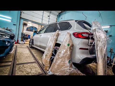 Видео: Первый выезд на BMW из столба. Ваня держись!