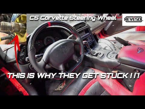 Видео: 2 совета, как ЛЕГКО снять рулевое колесо Corvette C5! — Установка колес Revesol