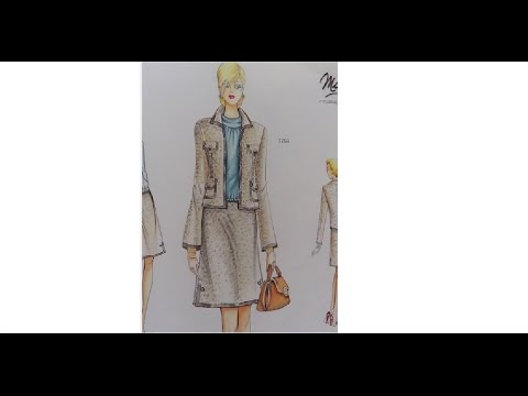 Видео: Раскрой юбки к моему костюму