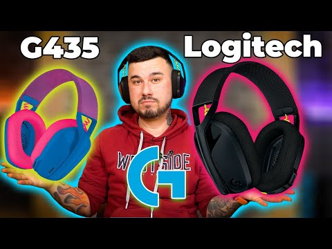 Видео: Ънбоксвам слушалки Logitech G435