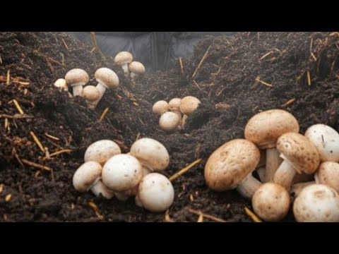 Видео: Кампост для грибов шампиньонов 1 серия