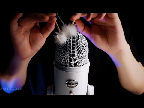 Видео: [ASMR] Чистка ушей | Звуки щетки | Первая съемка на Sony ZV-1M2 | Без разговоров