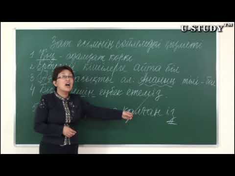 Видео: ҰБТ-ға дайындық: Зат есімнің сөйлемдегі қызметі