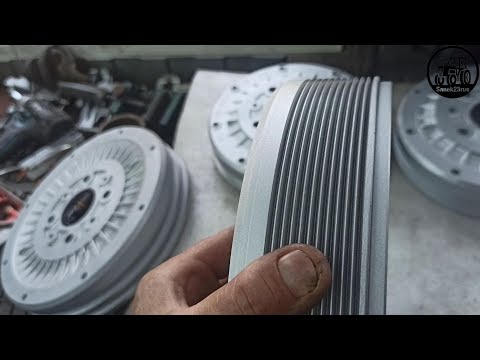 Видео: Шкив из тормозного барабана для МТ под поликлиновый ремень 6РК (#Фсёпро100)
