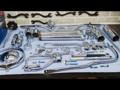 Видео: Реставрация мотоцикла Иж 49 1952 года выпуска. Хром сделан, начинаю сборку.