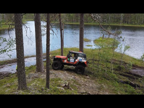 Видео: Все по горкам на лебедках, а мы рискуем! LadogaTrophy 2019 4