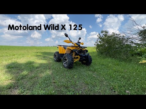 Видео: Motoland Wild X 125 Детский квадроцикл. Небольшой обзор а так же немного технической информации