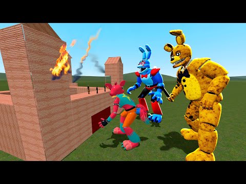 Видео: СМОЖЕТ ЛИ АНИМАТРОНИК СЛОМАТЬ НАШУ БАЗУ В ГАРРИС МОД FNAF COOP GMOD SANDBOX ► Garry's Mod