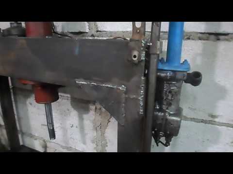Видео: Пресс гидравлический (самодельный)
