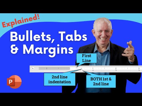 Видео: Маркеры, поля и табуляции в PowerPoint: объяснение!