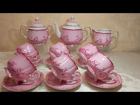Видео: Всё о фарфоре. Чайный сервиз "Кузнецовский" Вербилки СССР
