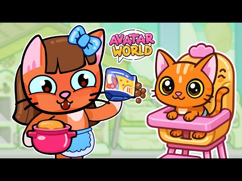 Видео: КОТ СТАЛ МНЕ МАМОЙ?!😱🐱 Меня Удочерили Животные в Avatar World | Toca Boca