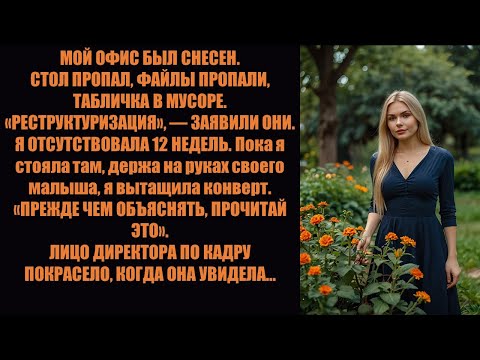 Видео: Они разгромили мой офис, пока я была в декретном отпуске. Я вернулась с бумагами, которых они ник...