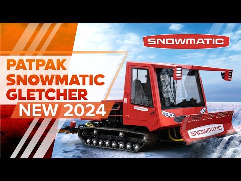 Видео: Первый снег! Ратрак Snowmatic Gletcher для горных трасс и парков – подробный обзор