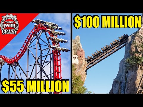 Видео: 10 самых дорогих американских горок на Земле