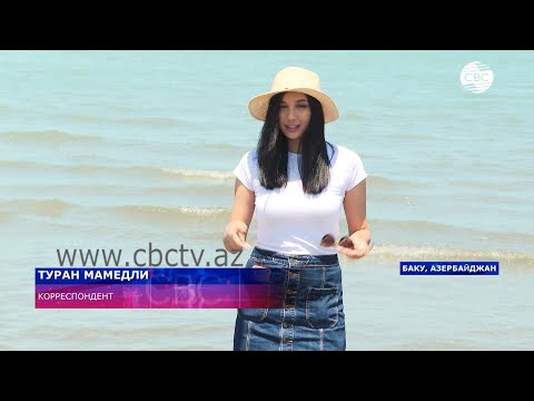 Видео: Пляжный сезон в Азербайджане