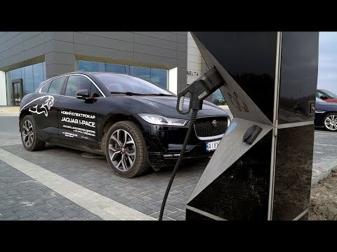 Видео: Премьерный Jaguar I-Pace - 2019.  Ньюансы зарядки электрокара