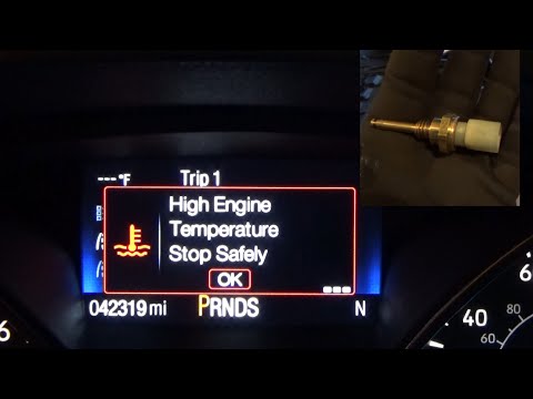 Видео: Замена датчика температуры головки блока цилиндров Ford Escape 1.5L 2017 года