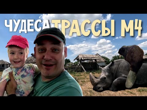 Видео: Снова едем по трассе М4 к морю на машине. Ищем интересное по пути!