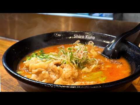 Видео: Это вкусно! Настоящий гормональный рамэн из говядины с Хоккайдо, Япония! ! !