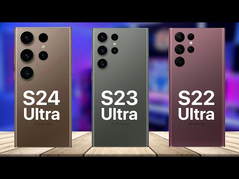 Видео: Сравнение Samsung Galaxy S24 Ultra, Galaxy S23 Ultra и Galaxy S22 Ultra