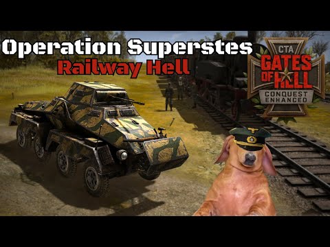 Видео: Эта сложность не для слабонервных! Gates Of Hell: Osfront Conquest Enhanced v2