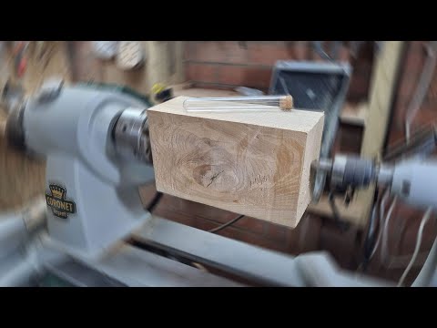 Видео: ЧУВСТВУЕТЕ запах ГОРЕНИЯ? - Woodturning Project, ваза с бутонами