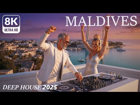 Видео: [8K] Мальдивы 🌴 Тропический дип-хаус 2025 | Настроение райского острова