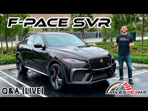 Видео: Вопросы и ответы по Jaguar F-Pace SVR 2021 года (прямая трансляция)