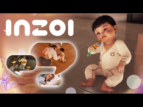 Видео: Играем в inZOI: Рождение и уход за ребенком #5
